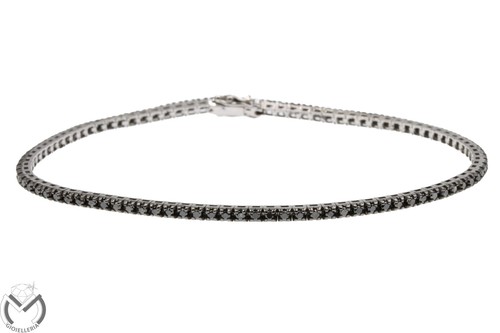 Bracciale tennis oro bianco - tennis, in