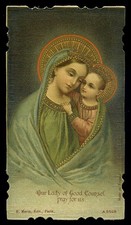 antico santino cromo-holy card