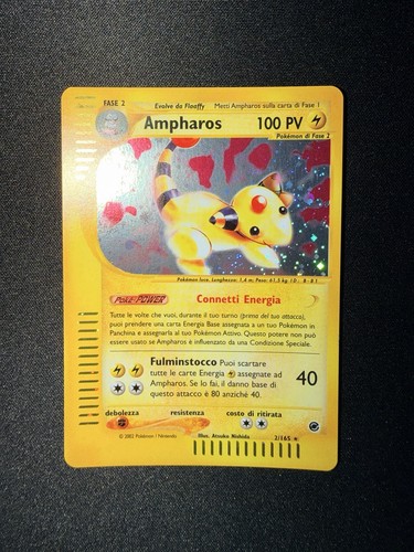 Ampharos holo 165 italiano - holo,