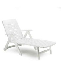 Lettino prendisole da giardino