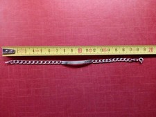 Bracciale uomo Argento 925,lunghezza 19cm,larghezza 0,4cm,catena piatta+targa