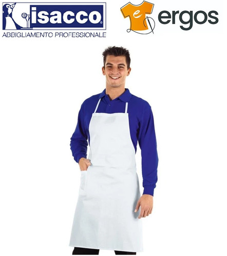 Isacco grembiule eco bianco - isacco,