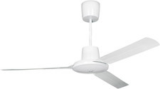 Nordik Evolution R - Ventilatore Da Soffitto Silenzioso 140Cm, 3 Pale in Acciaio