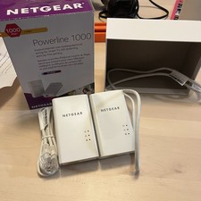 NETGEAR PL1000-100PAS Powerline 1000 Estensori di Rete Wi-Fi Confezione da 2, Bianco