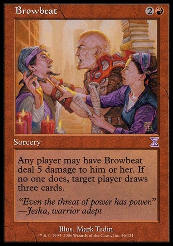 Mtg browbeat exc - exc,