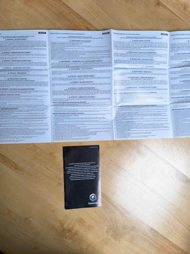 Game cube gamecube notice - cube, de