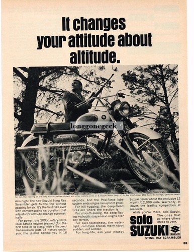 Suzuki sting ray scrambler - suzuki,