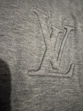 Felpa Louis Vuitton grigia con