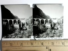 Vintage Stereoview Pont de le