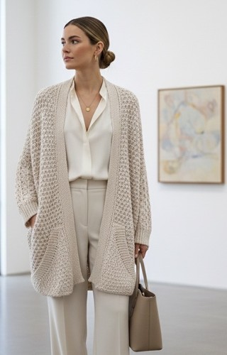 Cardigan zara blush maglia - cardigan,