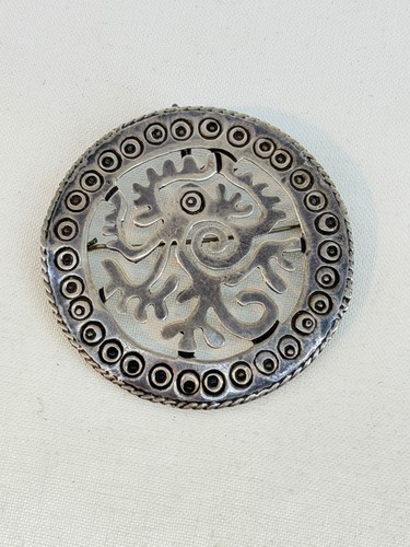 Spilla ciondolo argento