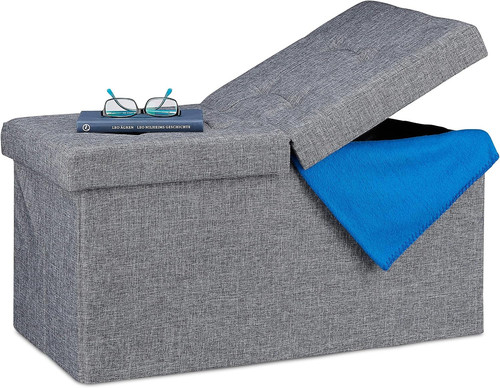 Contenitore pouf capiente - contenitore, pouf,