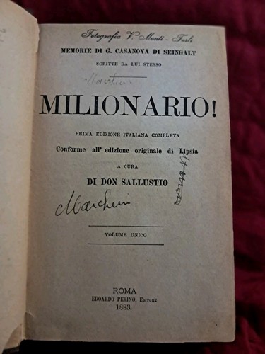 Memorie casanova - di,