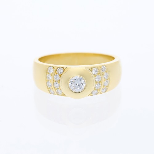 Anello fascia diamanti - anello,