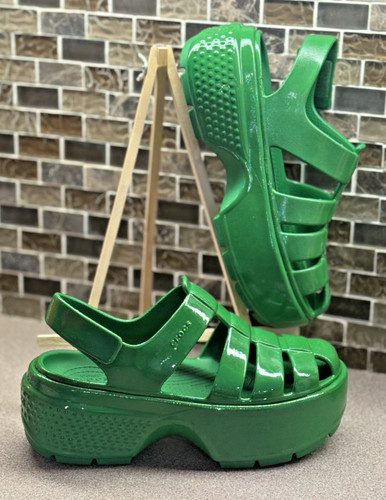 Sandalo crocs verde taglia - verde, w