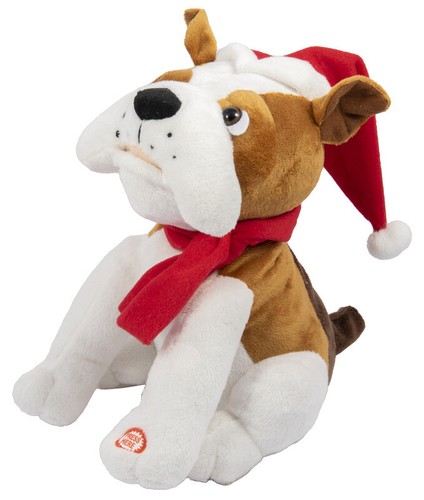 Cane natalizio bulldog - , con