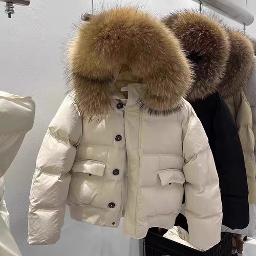Lussuoso cappotto parka - , corto