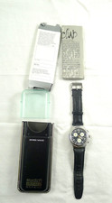 VINTAGE OROLOGIO USATO SWATCH  IRONY CHRONO FULL SET NERO SENZA BATTERIA CRONO