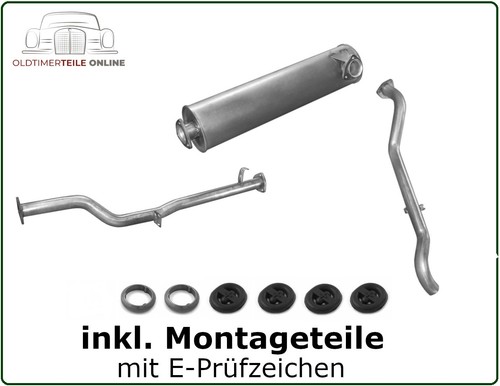 Auspuffanlage für lt - vw,