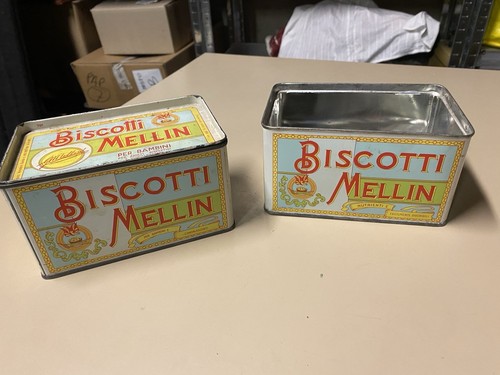Lotto scatole biscotti mellin - scatole,