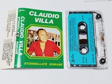 Cassetta Musicassetta Claudio Villa Stornellate Romane Carrozzella Romana Casa M