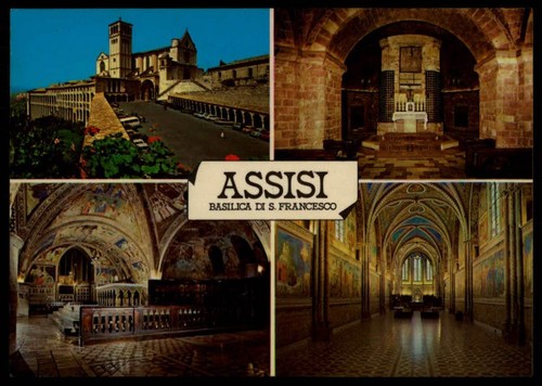 Cartolina italia san francesco - italia,