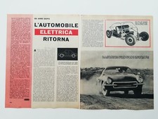 Clipping Ritaglio Articolo 1959 L'Automobile Elettrica Ritorna 60 Anni Dopo