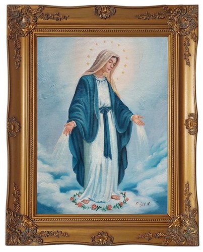 Quadro olio immacolata - quadro,