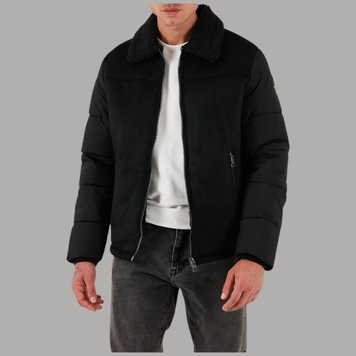 Guess giacca nera uomo - da, eco