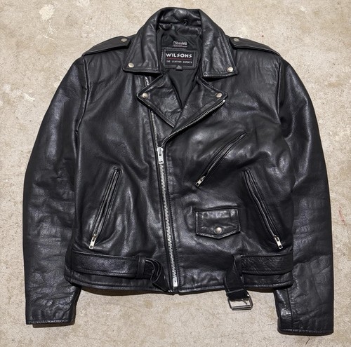 Giacca biker pelle - , wilsons