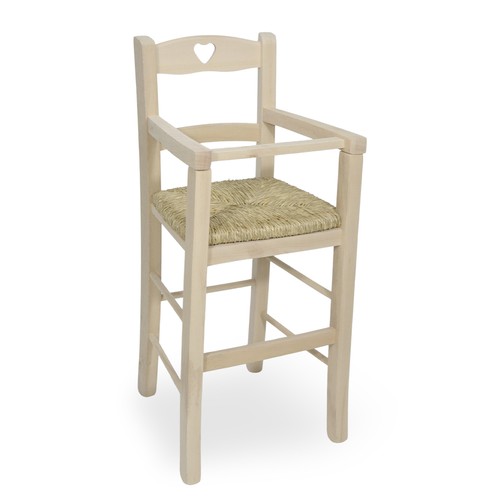 Seggiolone legno grezzo da - seggiolone,