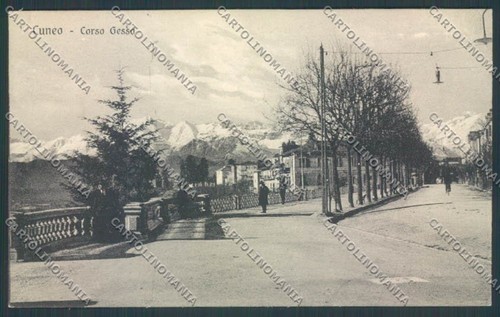 Cuneo città cartolina - cuneo, zb1900