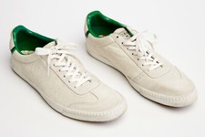 PAUL SMITH SNEAKER UOMO NEVER ASSUME WHITE NABUK LEATHER UK7 USA 8 EUR 41