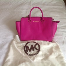 Michael Kors borsa ☆ mis. Media Selma dettagli Oro originale 100%