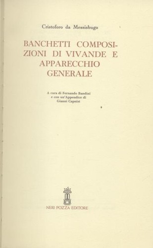 Cristoforo messisbugo - cristoforo,