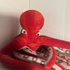 Peluche polpo gigante rosso