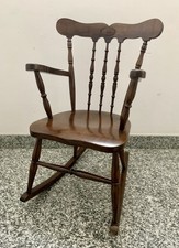 Sedia dondolo bambini legno - sedia,