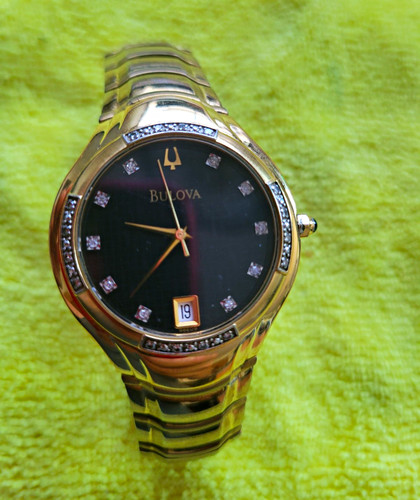 Bracciale bulova diamante uomo - bracciale,