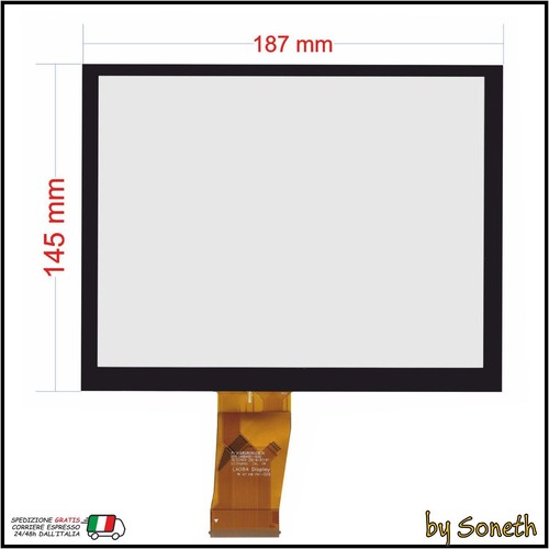 Vetro touch screen navigatore - touch,
