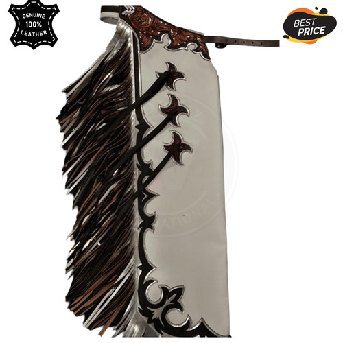 Western cowboy pelle chaps - western,