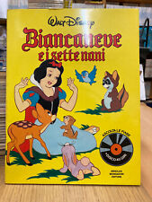 WALT DISNEY ASCOLTA LE FIABE "BIANCANEVE E I SETTE NANI" CON DISCO