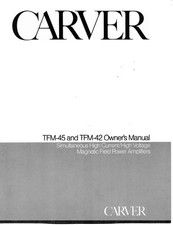 Carver tfm amplificatore - carver, tfm-45