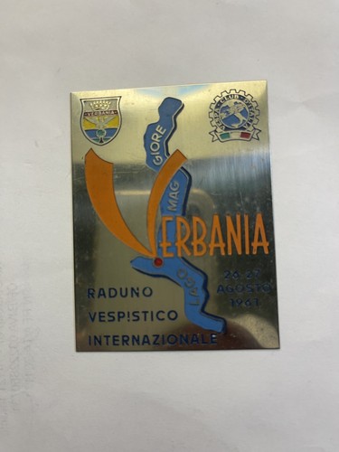 Vespa club verbania placca - vespa,