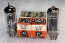 Pair amperex 6v4 ez80 - amperex,