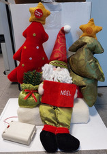 Babbo Natale con paesaggio