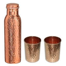 Bottiglia d'acqua in rame puro