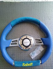 VOLANTE SABELT STRADALE SPORTIVO DIAM 330 PELLE  - STEERING WHEEL LEATER BLUE