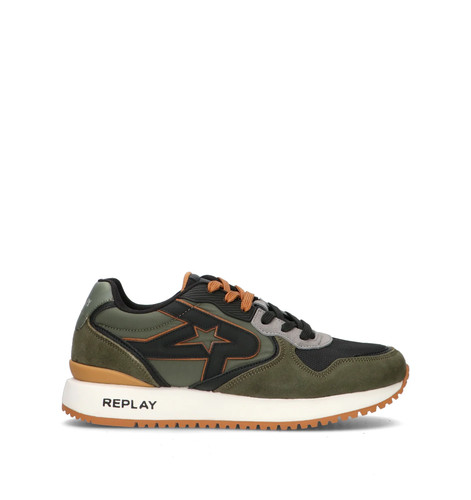 Replay sneakers uomo militare - replay,
