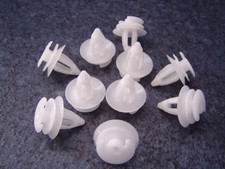 10x Clip Pannello Porta Bianco