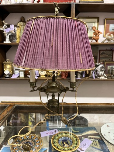 Lampada tavolo bronzo - lampada, in